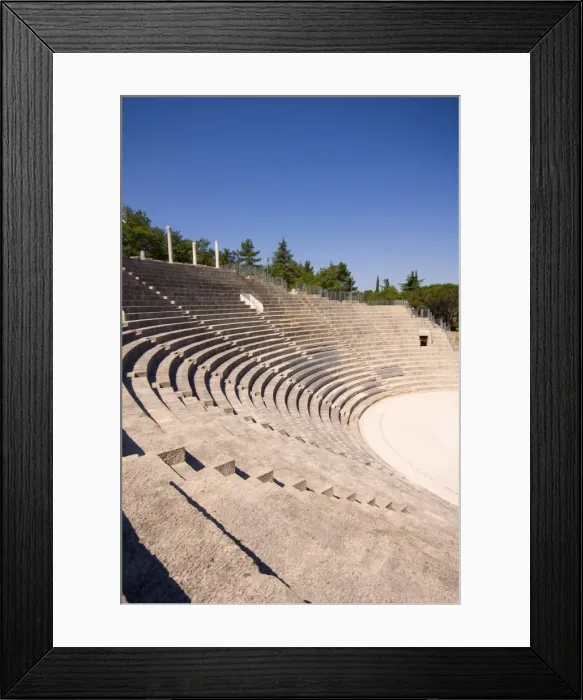 Framed Print : Roman Amphitheatre, Vaison La Romaine, Provence, France, Europe Framed Print : Roman Amphitheatre, Vaison La Romaine, Provence, France, Europe