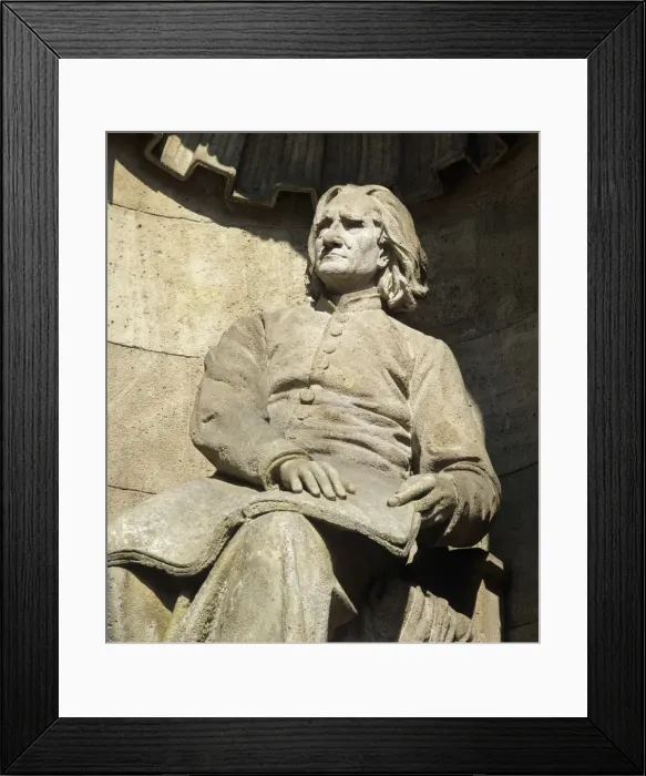 Framed Print : Statue of composer Franz Liszt outside the State Opera, Budapest, Hungary, Europe Framed Print : Statue of composer Franz Liszt outside the State Opera, Budapest, Hungary, Europe