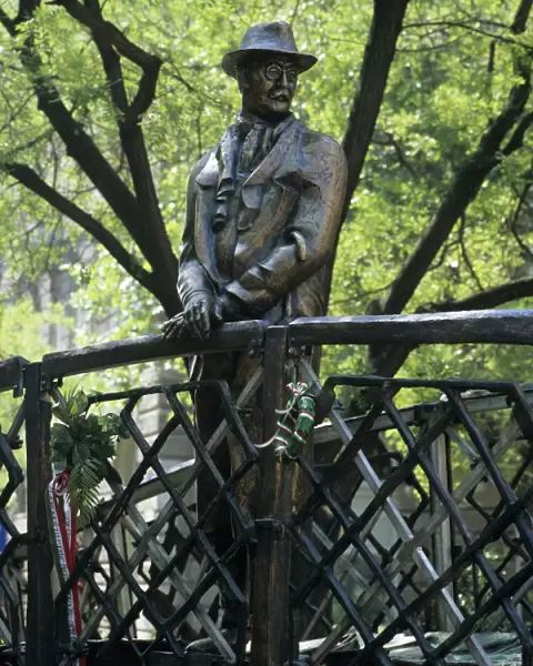 Statue of Imre Nagy, hero of the 1956 Revolution, Budapest Hungary, Europe