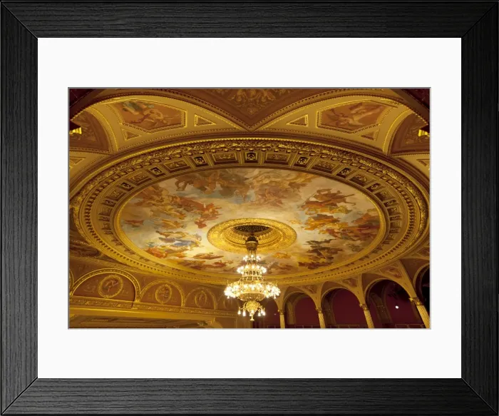 Framed Print : State Opera House (Magyar Allami Operahaz) ceiling, Budapest, Hungary, Europe Framed Print : State Opera House (Magyar Allami Operahaz) ceiling, Budapest, Hungary, Europe