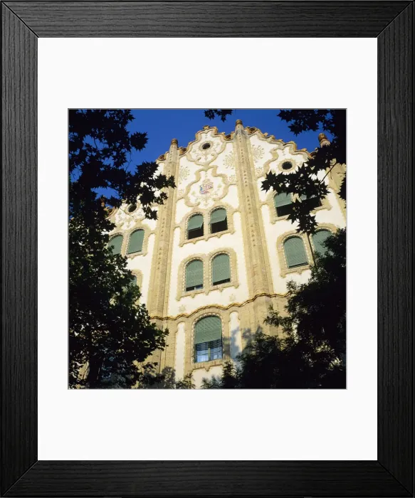 Framed Print : The Post Office Savings Bank facade in Art Nouveau style, Budapest, Hungary, Europe Framed Print : The Post Office Savings Bank facade in Art Nouveau style, Budapest, Hungary, Europe