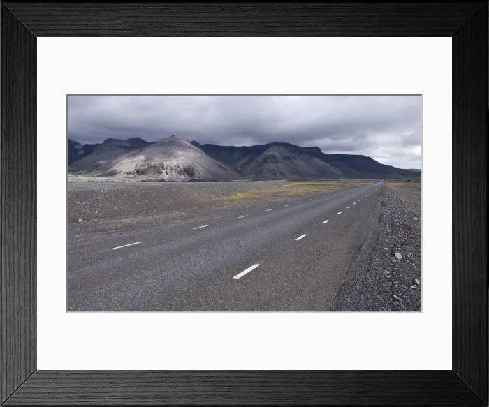 Framed Print : Highway 1, South Iceland, Iceland, Polar Regions