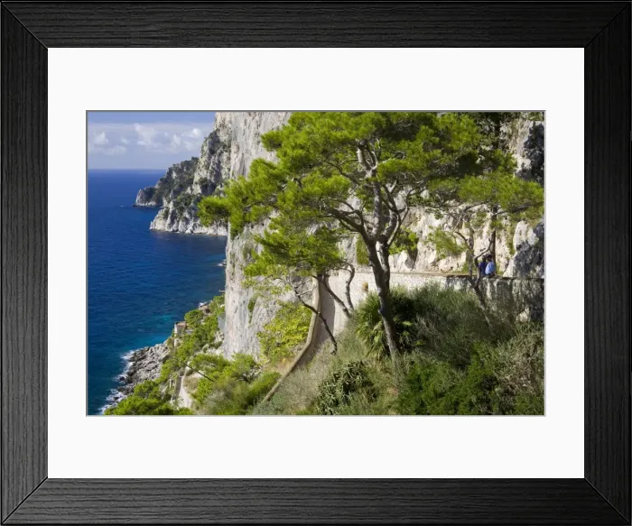 Framed Print : Cliffs near Capri town, Capri Island, Bay of Naples, Campania, Italy, Europe Framed Print : Cliffs near Capri town, Capri Island, Bay of Naples, Campania, Italy, Europe