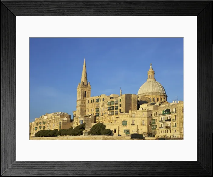 Framed Print : Valletta, Malta, Europe Framed Print : Valletta, Malta, Europe