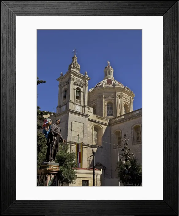 Framed Print : Metropolitan Cathedral, St. Paul Cathedral, Mdina, the fortress city, Malta, Europe Framed Print : Metropolitan Cathedral, St. Paul Cathedral, Mdina, the fortress city, Malta, Europe