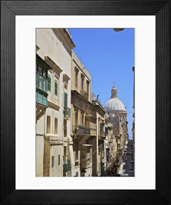 Framed Print : Valletta, Malta, Europe Framed Print : Valletta, Malta, Europe