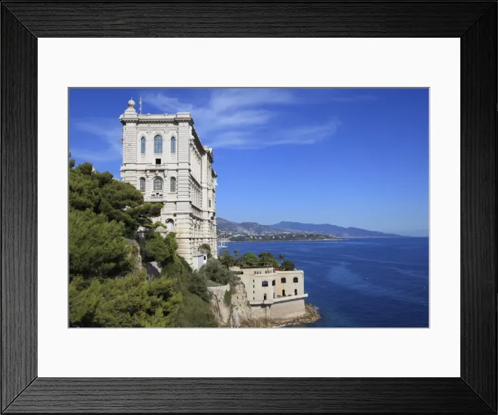 Framed Print : Oceanography Museum, Monaco, Cote d Azur, Mediterranean, Europe Framed Print : Oceanography Museum, Monaco, Cote d Azur, Mediterranean, Europe
