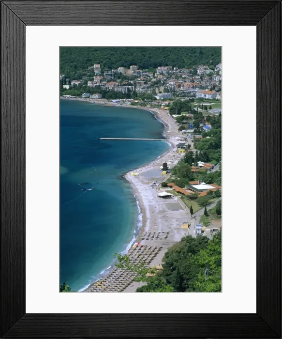 Framed Print : Slovenska Beach, Budva, The Budva Riviera, Montenegro, Europe Framed Print : Slovenska Beach, Budva, The Budva Riviera, Montenegro, Europe