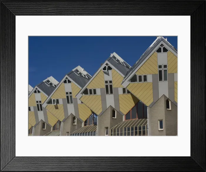 Framed Print : Cubic House (Kubuswoningen), designed by Piet Blom, Rotterdam, Netherlands, Europe Framed Print : Cubic House (Kubuswoningen), designed by Piet Blom, Rotterdam, Netherlands, Europe