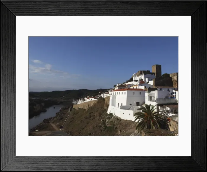 Framed Print : The 13th century castle and walled city, with a strong Islamic history, overlooking the Guadiana River, Mertola, Alentejo, Portugal, Europe Framed Print : The 13th century castle and walled city, with a strong Islamic history, overlooking the Guadiana River, Mertola, Alentejo, Portugal, Europe