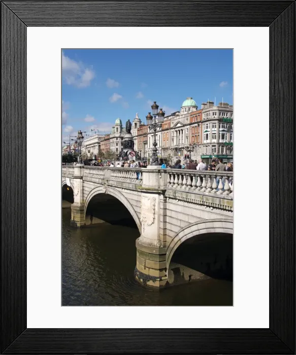 Framed Print : River Liffey and O Connell Bridge, Dublin, Republic of Ireland, Europe Framed Print : River Liffey and O Connell Bridge, Dublin, Republic of Ireland, Europe