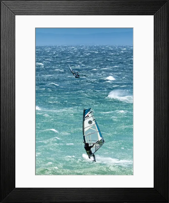 Framed Print : Big Jump windsurfing in high Levante winds in the Strait of Gibraltar, Valdevaqueros, Tarifa, Andalucia, Spain, Europe Framed Print : Big Jump windsurfing in high Levante winds in the Strait of Gibraltar, Valdevaqueros, Tarifa, Andalucia, Spain, Europe