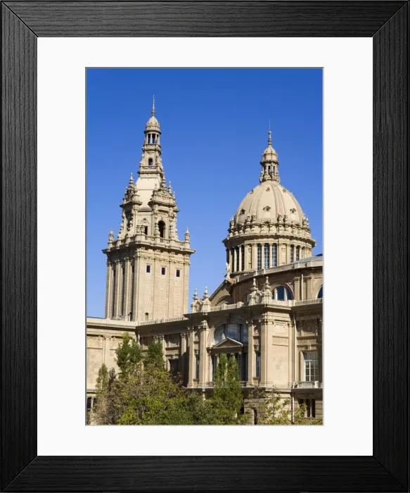 Framed Print : Museu Nacional D Art de Catalunya in the Montjuic District, Barcelona, Catalonia, Spain, Europe Framed Print : Museu Nacional D Art de Catalunya in the Montjuic District, Barcelona, Catalonia, Spain, Europe