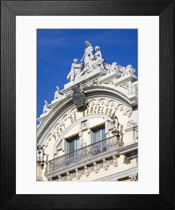 Framed Print : Port de Barcelona building in Port Vell, Barcelona City, Catalonia, Spain, Europe Framed Print : Port de Barcelona building in Port Vell, Barcelona City, Catalonia, Spain, Europe
