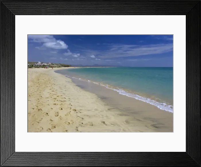 Framed Print : Beach scene, Playa de Sotavento de Jandia, Fuerteventura, Canary Islands, Spain, Atlantic, Europe Framed Print : Beach scene, Playa de Sotavento de Jandia, Fuerteventura, Canary Islands, Spain, Atlantic, Europe