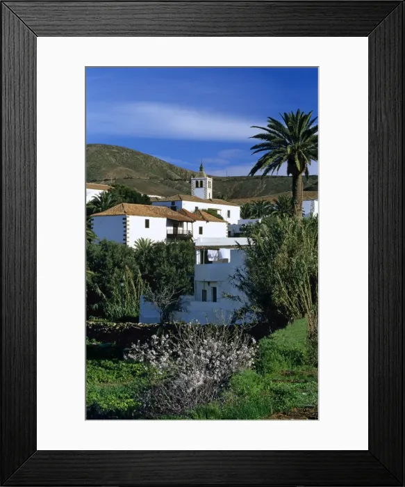 Framed Print : View over village, Betancuria, Fuerteventura, Canary Islands, Spain, Europe Framed Print : View over village, Betancuria, Fuerteventura, Canary Islands, Spain, Europe