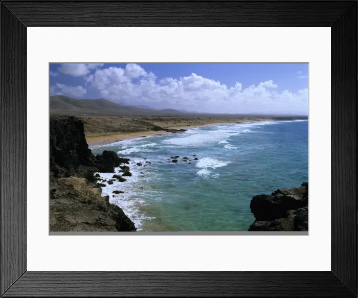 Framed Print : North coast beach, near El Cotillo, Fuerteventura, Canary Islands, Spain, Atlantic, Europe Framed Print : North coast beach, near El Cotillo, Fuerteventura, Canary Islands, Spain, Atlantic, Europe