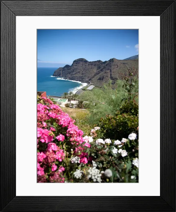 Framed Print : Mountain landscape, La Gomera, Canary Islands, Spain, Atlantic, Europe Framed Print : Mountain landscape, La Gomera, Canary Islands, Spain, Atlantic, Europe