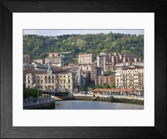Framed Print : Bilbao, Euskal Herria, Euskadi, Spain, Europe Framed Print : Bilbao, Euskal Herria, Euskadi, Spain, Europe