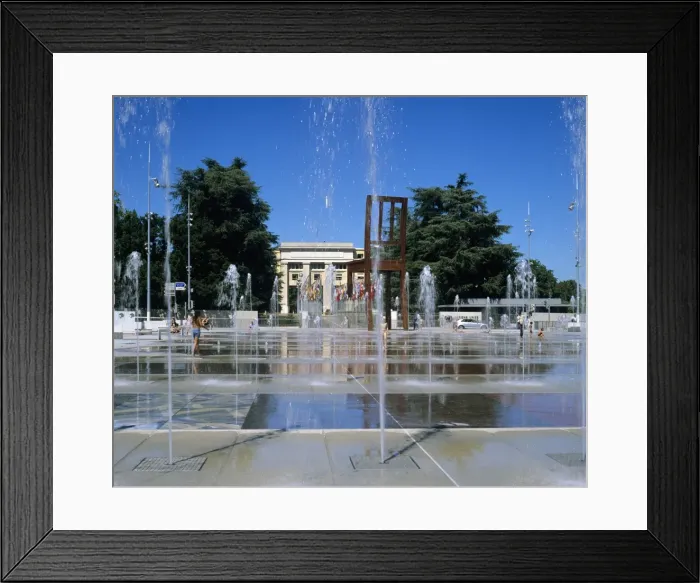 Framed Print : Place des Nations and the Palais des Nations, Geneva, Switzerland, Europe Framed Print : Place des Nations and the Palais des Nations, Geneva, Switzerland, Europe