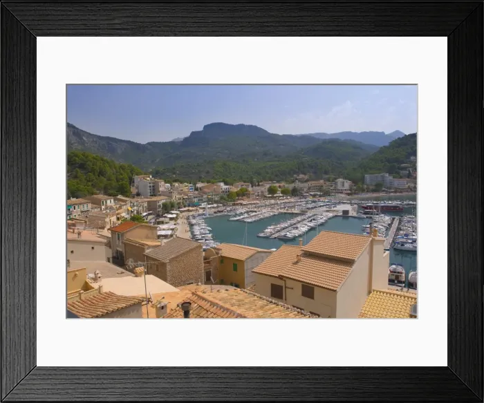 Framed Print : Old Town, Soller, Mallorca, Balearic Islands, Spain, Mediterranean, Europe