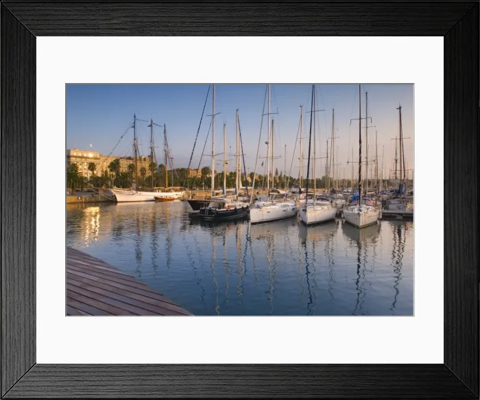 Framed Print : Port Vell, Barcelona, Catalonia, Spain, Europe Framed Print : Port Vell, Barcelona, Catalonia, Spain, Europe