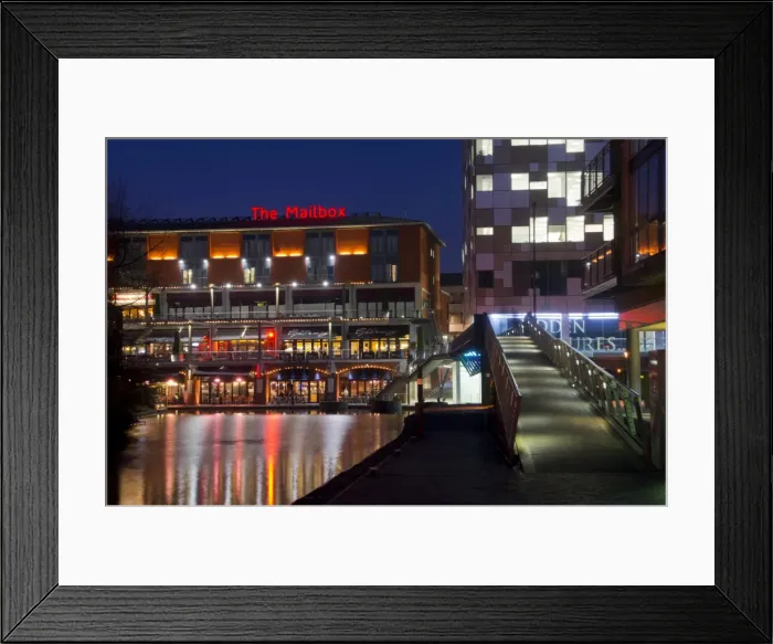 Framed Print : The Mailbox, Canal area, Birmingham, Midlands, England, United Kingdom, Europe Framed Print : The Mailbox, Canal area, Birmingham, Midlands, England, United Kingdom, Europe