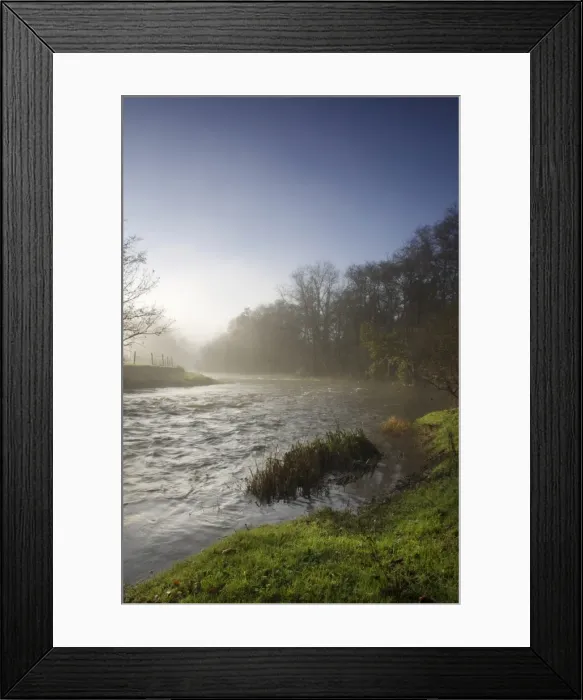 Framed Print : Misty morning, Exe Valley, Devon, England, United Kingdom, Europe Framed Print : Misty morning, Exe Valley, Devon, England, United Kingdom, Europe