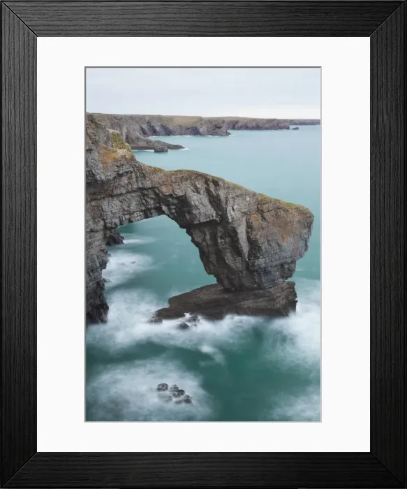 Framed Print : Green Bridge of Wales, Pembrokeshire, Wales, United Kingdom, Europe Framed Print : Green Bridge of Wales, Pembrokeshire, Wales, United Kingdom, Europe