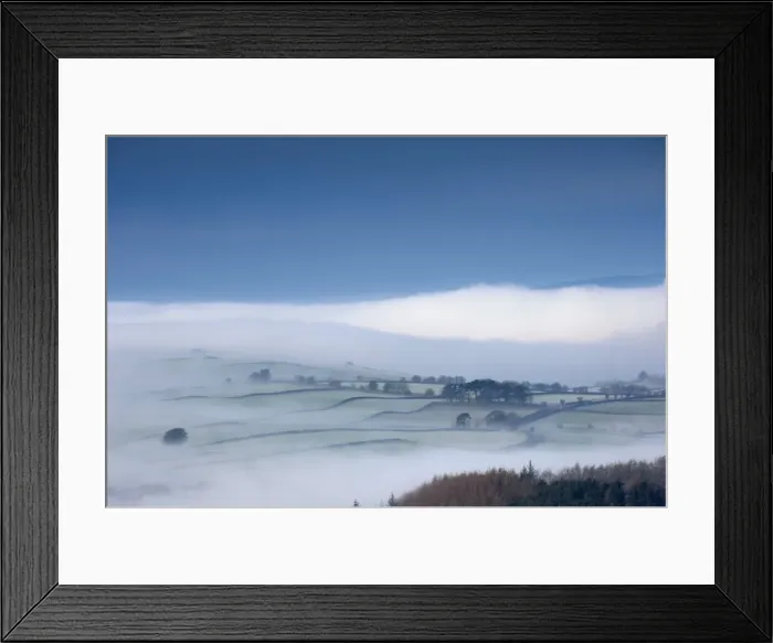 Framed Print : Winter mist, Eden Valley, Lower Pennines, Cumbria, England, United Kingdom, Europe Framed Print : Winter mist, Eden Valley, Lower Pennines, Cumbria, England, United Kingdom, Europe