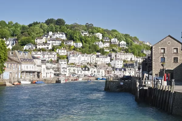 The harbour in Looe in Cornwall, England, United Kingdom, Europe