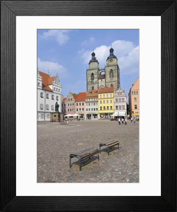 Framed Print : Wittenberg, UNESCO World Heritage Site, Saxony, Germany, Europe Framed Print : Wittenberg, UNESCO World Heritage Site, Saxony, Germany, Europe