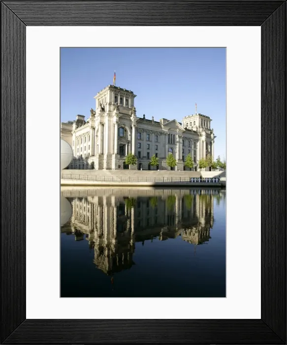 Framed Print : River Spree at government district, Reichstag, Berlin, Germany, Europe Framed Print : River Spree at government district, Reichstag, Berlin, Germany, Europe