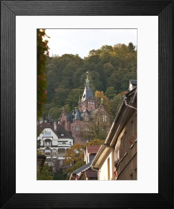 Framed Print : Old Town, Heidelberg, Baden-Wurttemberg, Germany, Europe Framed Print : Old Town, Heidelberg, Baden-Wurttemberg, Germany, Europe