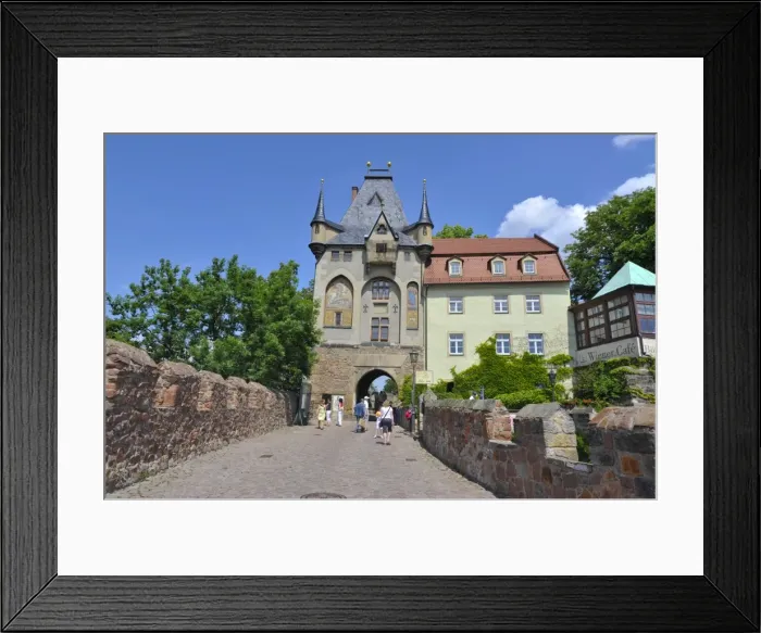 Framed Print : Old town of Meissen, Saxony, Germany, Europe Framed Print : Old town of Meissen, Saxony, Germany, Europe