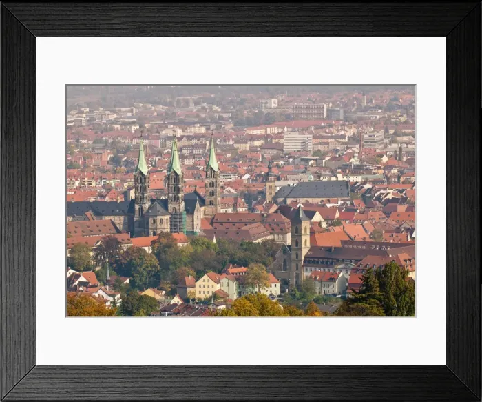 Framed Print : Skyline of Bamberg, Bavaria, Germany, Europe Framed Print : Skyline of Bamberg, Bavaria, Germany, Europe