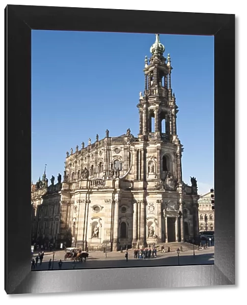 The Hofkirche (Church of the Court), Dresden, Saxony, Germany, Europe