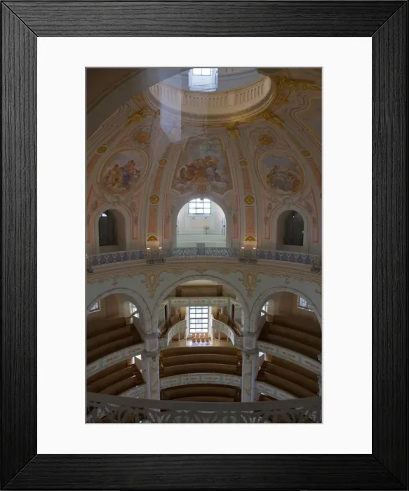 Framed Print : Inside the Frauenkirche, Dresden, Saxony, Germany, Europe Framed Print : Inside the Frauenkirche, Dresden, Saxony, Germany, Europe