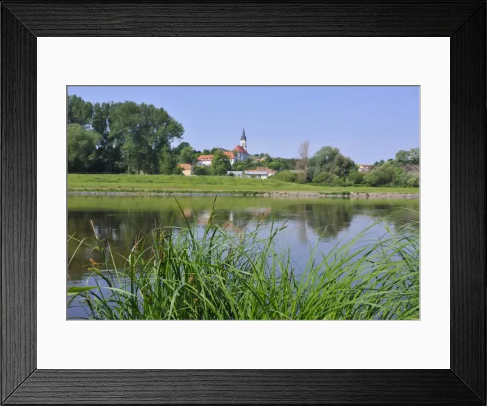 Framed Print : The River Elbe near Meissen, Germany, Europe Framed Print : The River Elbe near Meissen, Germany, Europe