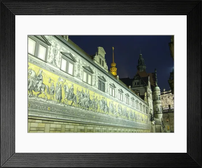 Framed Print : Furstenzug on the walls of Dresden Castle, Dresden, Saxony, Germany, Europe Framed Print : Furstenzug on the walls of Dresden Castle, Dresden, Saxony, Germany, Europe