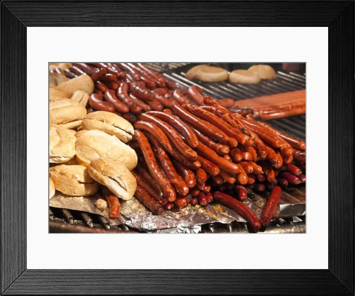 Framed Print : Barbequed meats at the Stuttgart Beer Festival, Cannstatter Wasen, Stuttgart, Baden-Wurttemberg, Germany, Europe Framed Print : Barbequed meats at the Stuttgart Beer Festival, Cannstatter Wasen, Stuttgart, Baden-Wurttemberg, Germany, Europe