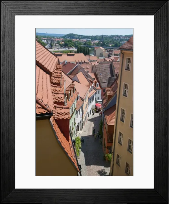 Framed Print : The town of Meissen, Saxony, Germany, Europe