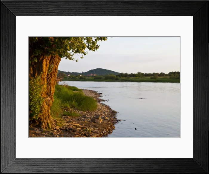 Framed Print : The mighty River Elbe, Saxony, Germany, Europe Framed Print : The mighty River Elbe, Saxony, Germany, Europe