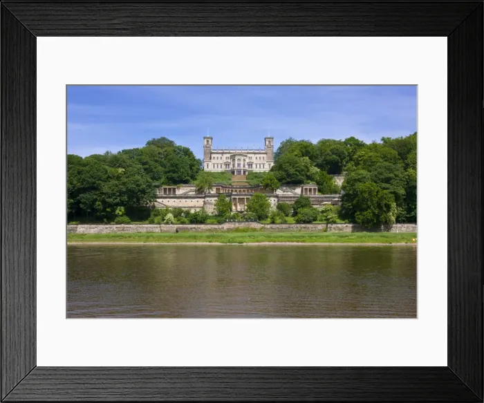 Framed Print : Castle above the River Elbe, Saxony, Germany, Europe Framed Print : Castle above the River Elbe, Saxony, Germany, Europe