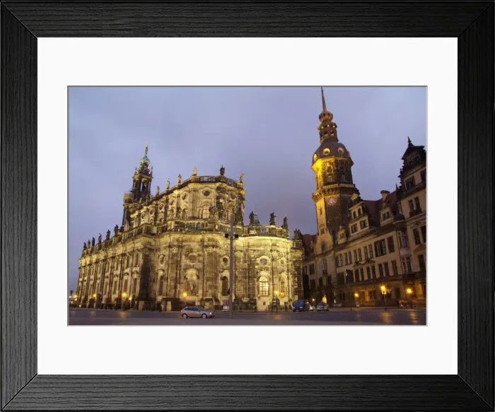 Framed Print : Hofkirche and Palace, Dresden, Saxony, Germany, Europe Framed Print : Hofkirche and Palace, Dresden, Saxony, Germany, Europe
