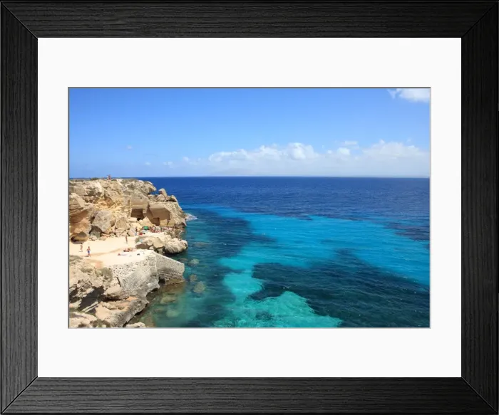 Framed Print : Rocks and sea, Trapani, Favignana Island, Sicily, Italy, Mediterranean, Europe Framed Print : Rocks and sea, Trapani, Favignana Island, Sicily, Italy, Mediterranean, Europe