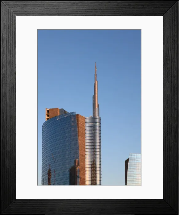 Framed Print : Skyscraper at sunset, Garibaldi District, Milan, Lombardy, Italy, Europe Framed Print : Skyscraper at sunset, Garibaldi District, Milan, Lombardy, Italy, Europe
