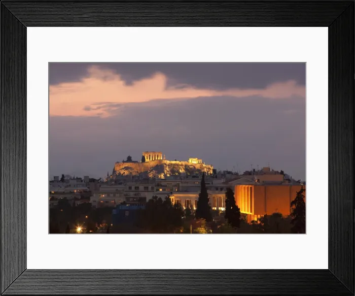 Framed Print : Sunset over the Acropolis, UNESCO World Heritage Site, Athens, Greece, Europe Framed Print : Sunset over the Acropolis, UNESCO World Heritage Site, Athens, Greece, Europe