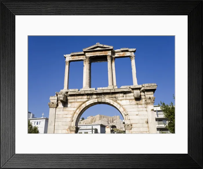 Framed Print : Hadrians Arch, Athens, Greece, Europe Framed Print : Hadrians Arch, Athens, Greece, Europe