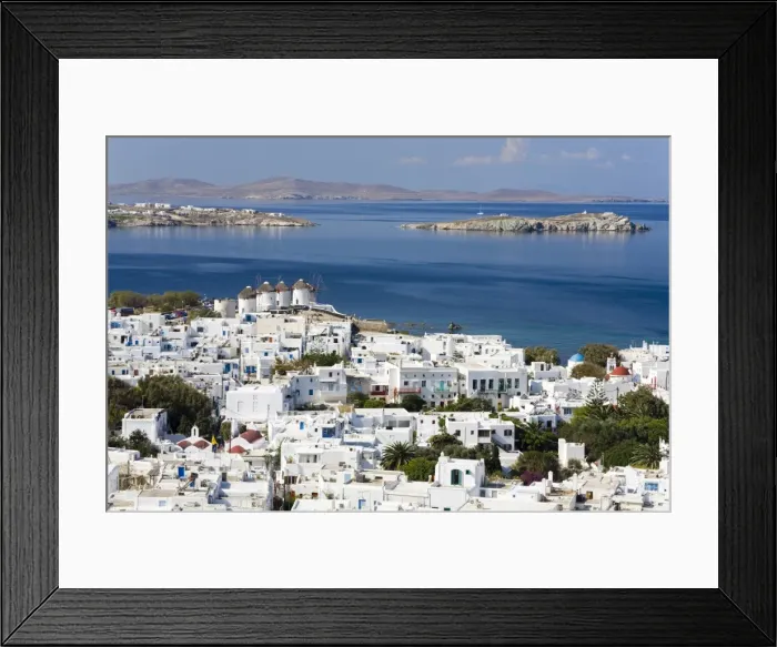 Framed Print : Mykonos Town, Island of Mykonos, Cyclades, Greek Islands, Greece, Europe Framed Print : Mykonos Town, Island of Mykonos, Cyclades, Greek Islands, Greece, Europe